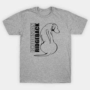 Rhodesian Ridgeback profile dog gift idea T-Shirt